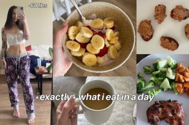 WHAT I EAT IN A DAY TO LOSE WEIGHT (SPECIFIC MEALS)