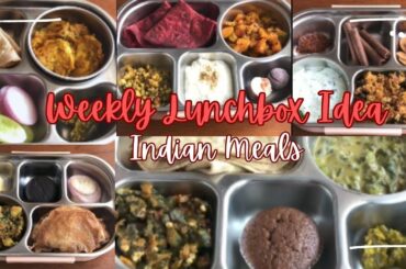 Weekly Indian Lunch Box Ideas | Easy & Healthy Meal Prep! #lunchboxideas