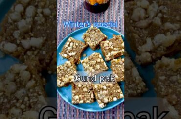 Gund Pak | Healthy Winter Special Sweet #healthyrecipes #winterspecial #recipe #shorts