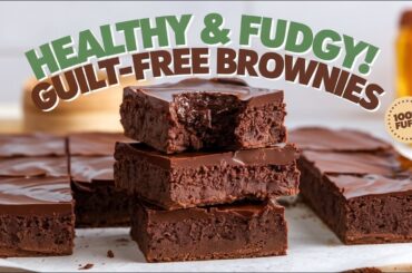 Healthy Chocolate Brownie Recipe  Guilt Free & Easy to Make!