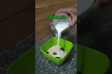 Healthy Overnight Oats recipe #shorts #trending #breakfast