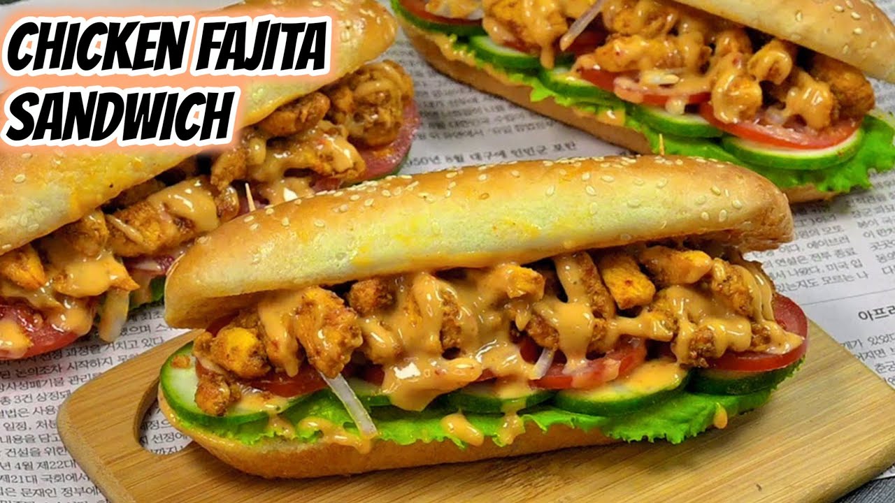 Chicken Fajita Sandwich Recipe by Samar’s Kitchen l So Easy And Delicious Chicken Fajita Sandwich Recipe by Samar's Kitchen l So Easy And Delicious