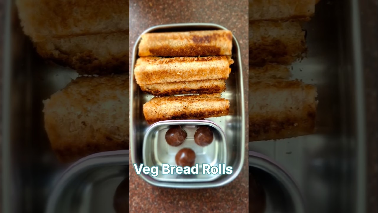 Tiffin series Day 16: Veg Bread Rolls | Arbi-Stuffed Snack | Bread Roll Recipe # shorts #food Tiffin series Day 16: Veg Bread Rolls | Arbi-Stuffed Snack | Bread Roll Recipe # shorts #food