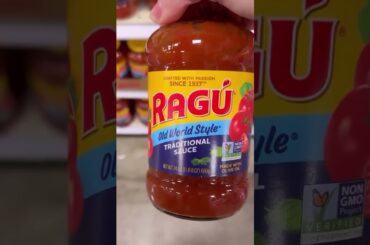 Grocery Store Haul - Healthier Pasta Sauce