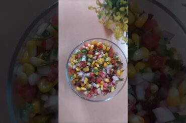 Weight loss Corn Chaat recipe| High fiber recipe| #weightlossrecipe #nutritiontips #cornchaat #viral
