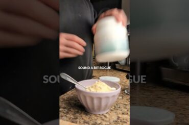 Gains & Gut Health EP4: 1min Protein Yoghurt #highprotein #guthealth #healthyrecipes #easyrecipe