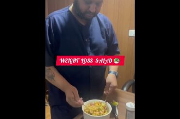 high protein salad recipe | weight loss salad | protein diet rich salad #fitjourney #diet #ytshorts