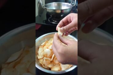How to Make Crispy Kuchi Kilangu Chips at Home | Easy & Tasty Snack Recipe! #shorts