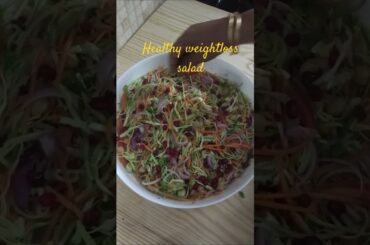 Healthy weightloss salad #HealthySalad #QuickSaladRecipe #shorts #shortvideo #short