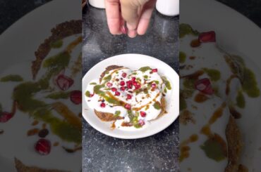 Itna healthy chaat try kiya hai #shorts #viralvideo