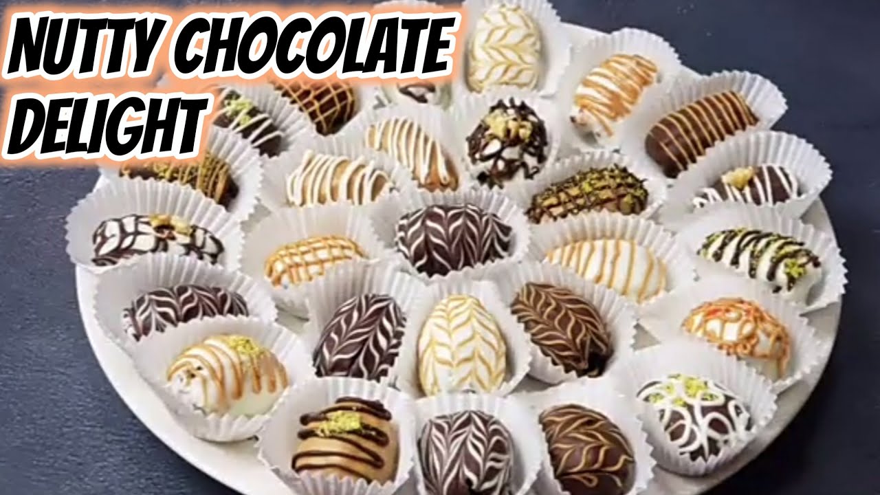 Stuffed Dates With Chocolate And Nuts Recipe by Samar’s Kitchen Stuffed Dates With Chocolate And Nuts Recipe by Samar's Kitchen