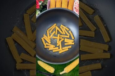 Popcorn recipe with long yellow snacks #popcorn #food #shorts #trending