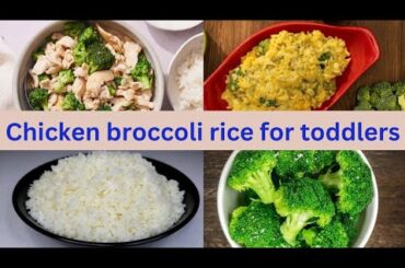 chicken broccoli rice for toddlers healthy lunch recipe #foryou #trending #baby #food #toddlers