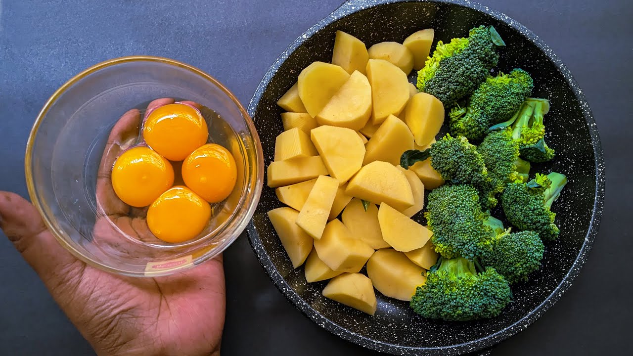 Simple Egg & Broccoli Recipe! Delicious & Healthy Breakfast. Just add Eggs to Potatoes! Simple Egg & Broccoli Recipe! Delicious & Healthy Breakfast. Just add Eggs to Potatoes!