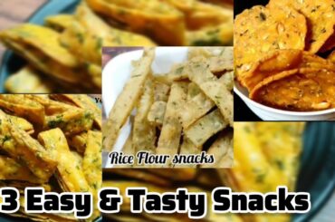3 Quick & Easy Snacks Recipes| Healthy Snacks Recipes in just 10 Minutes