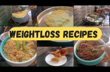Part 2. 6 days 6 different Weightloss diet recipes for breakfast and dinner. Healthy food routine