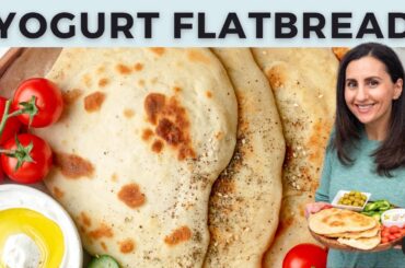 Yogurt Flatbread | 4 INGREDIENT NAAN RECIPE