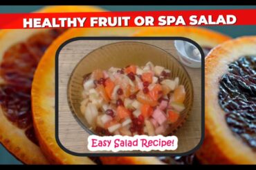 Healthy and Colourful fruit salad. #HealthySaladRecipe #FitnessSalad #FreshFruitRecipes