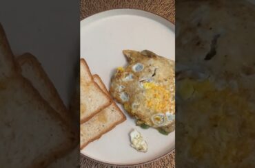 Healthy Egg Mushroom Spinach Sandwich #shorts