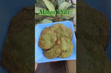 Matar Puri | Winter Special Snacks without onion garlic recipe first ever on youtube #ytshorts #asmr