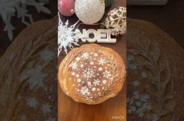 Winter Wonderland on #sourdoughbread #baking #bread #asmrfood #recipe #sourdoughtips #sourdoughlove