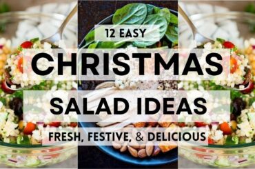 12 Easy CHRISTMAS SALAD IDEAS (Fresh, Festive, and Delicious Recipes) #sharpaspirant #christmas2024