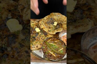 Amritsari Kulcha ASMR Cooking || #shorts #food #cooking #asmr #recipe #indianasmrworld #streetfood