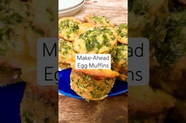 These Egg Muffins are a Healthy Breakfast Recipe! #breakfastrecipe #eggmuffins