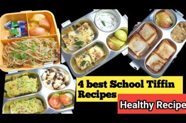 4 Quick and healthy tiffin for children |Lunchbox Recipes |Tiffin recipes