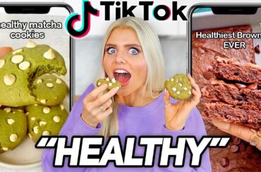 Testing TikTok's Most VIRAL "Healthy" Desserts
