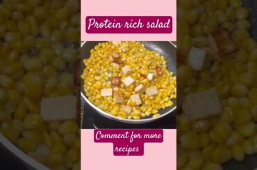 Protein rich salad recipe #quick #healthy #protein #food #shorts