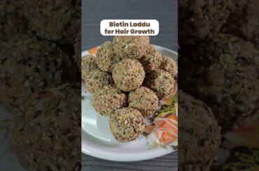 Biotin Laddu for Stronger Hair | Natural Supplement #biotinladdu #biotin #hairgrowth #shorts #recipe