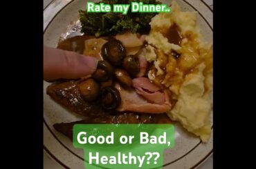 Rate my dinner. Eat. Healthy food? looks tasty? let me know.. #dinner #homecooked #healthy ?