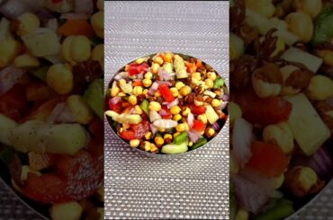 Protein Salad #shorts #youtubeshorts #healthy #food #salad #snacks #viralshorts #trending