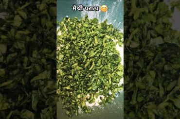 Healthy breakfast recipe |methi paratha recipe |#methi paratha #shorts #recipe #akshaykuma #yt #food