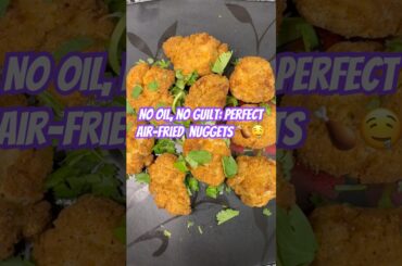 Quick & Healthy Crispy AirFried Chicken Nuggets in Minutes,High Protein,Low Calorie #food#cooking#yt
