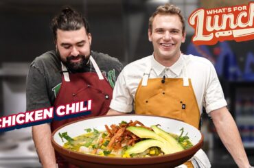 Cooking Delicious Chicken Chili | What's For Lunch Presented By Pepsi