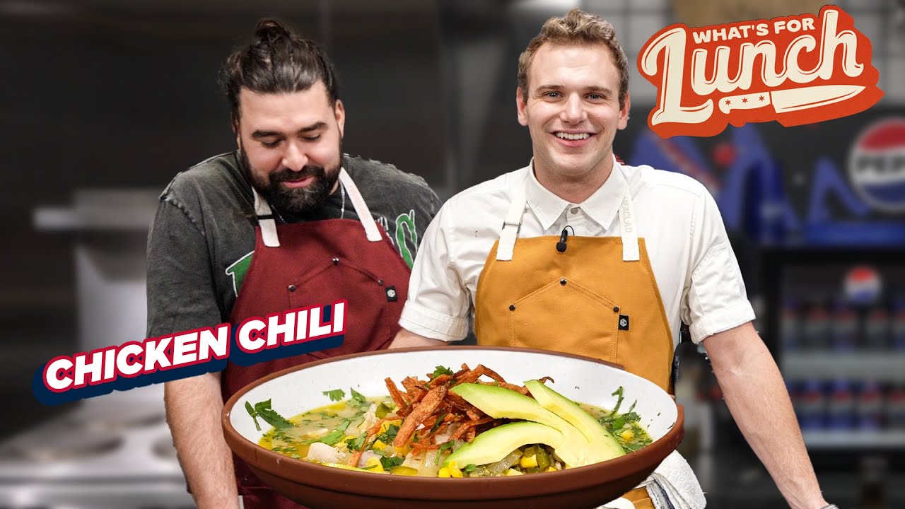 Cooking Delicious Chicken Chili | What’s For Lunch Presented By Pepsi Cooking Delicious Chicken Chili | What's For Lunch Presented By Pepsi