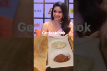 South actress Keerthy suresh loves dosa #dosa #southindianfood #breakfast #healthy #millets #recipes