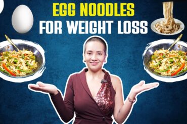 Egg Noodles recipe for Weight Loss | Whole Eggs Recipes | Indian Diet Plan by Richa Kharb