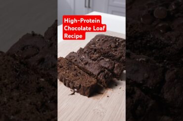 A High-protein Chocolate Cake Loaf Recipe That's Actually Tastes Good! #healthyfood #chocolatecake