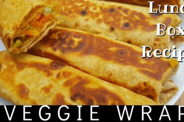 Kids Lunch Box Recipes-Veggie Wrap | Healthy Lunch Ideas | Perfect Lunch Box Recipes
