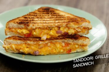 Cafe style TANDOORI SANDWICH. J.B ghar me itni asaani se bane to bazaar se kyu khareedna