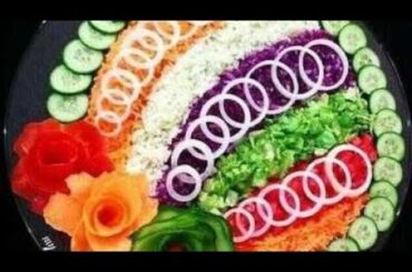 Salad Decorations ideas|| Creative Salad Decoration ideas