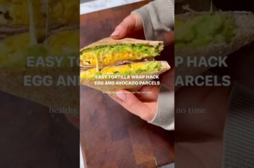 Easy and healthy breakfast wrap recipe #breakfast #food #sorts