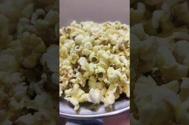Popcorn Recipe | Home Made Popcorn in Just 3 Minutes | #food #recipe #youtubeshorts
