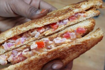 Simple Veg Sandwich Recipe | Delicious Quick Snack or Breakfast Idea!