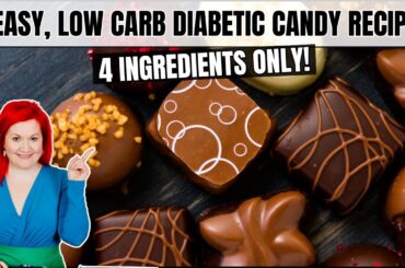 4 EASY, NO BAKE Diabetic Desserts You NEED in Your Life | 4 INGREDIENTS | Low Carb Candy Recipes