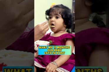 What my 11 months old baby eats in a day | Taahira recipe | South Indian Mom #shorts #food #healthy
