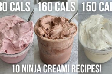 10 Low Calorie Protein Ice Cream Recipes | Ninja Creami